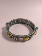 Heritage Shine Two-Tone Designer Bangle