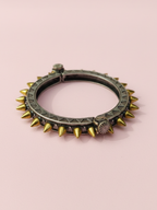 Royal Empress Two-Tone Brass Kada
